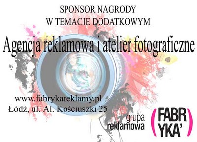 Sponsorzy konkursu Fotografia Miesiąca ŁTF